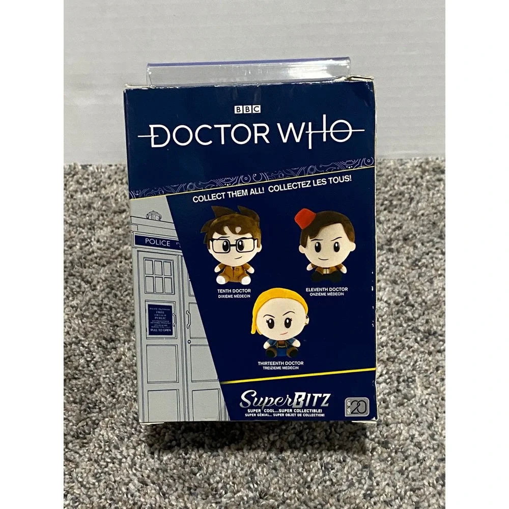 Plush Figure BBC Doctor Who Tenth Doctor Brown NIB SuperBITZ Stylized Small OS